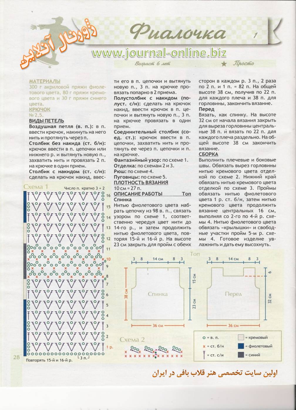 Схема кофточки крючком для новорожденных